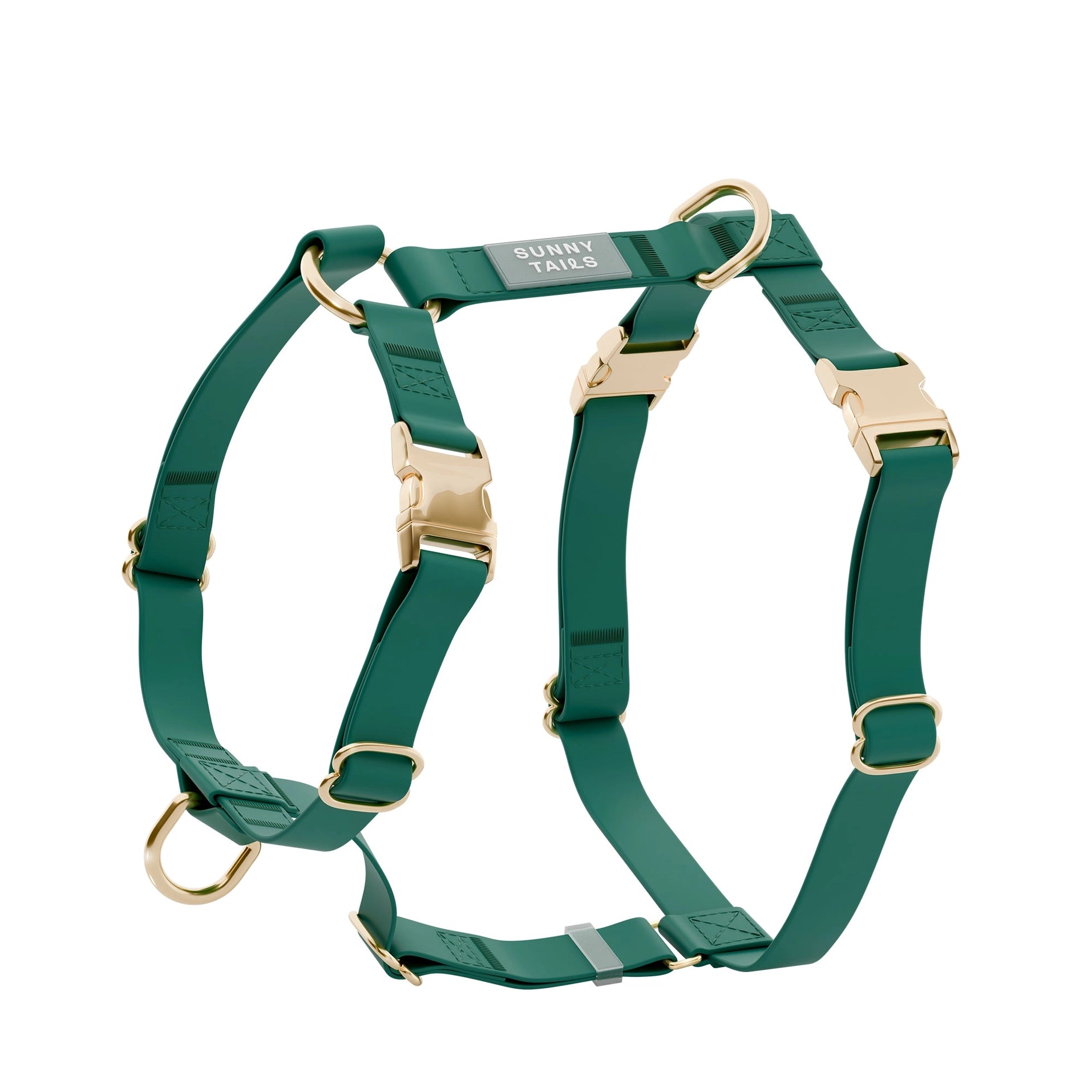SUNNY TAILS - Wasserdichtes Hundegeschirr - Meadow Green - OSSO BLU