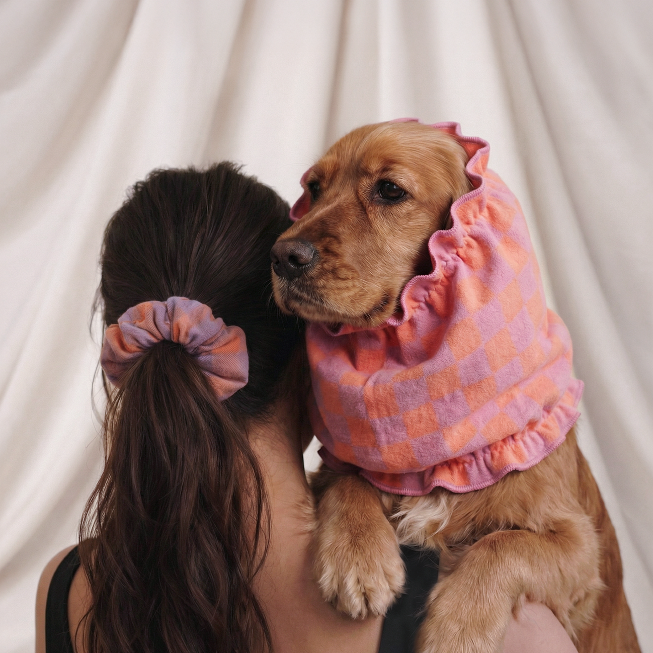 CAFIDE – Scrunchie Vichy (Viola, Noa)