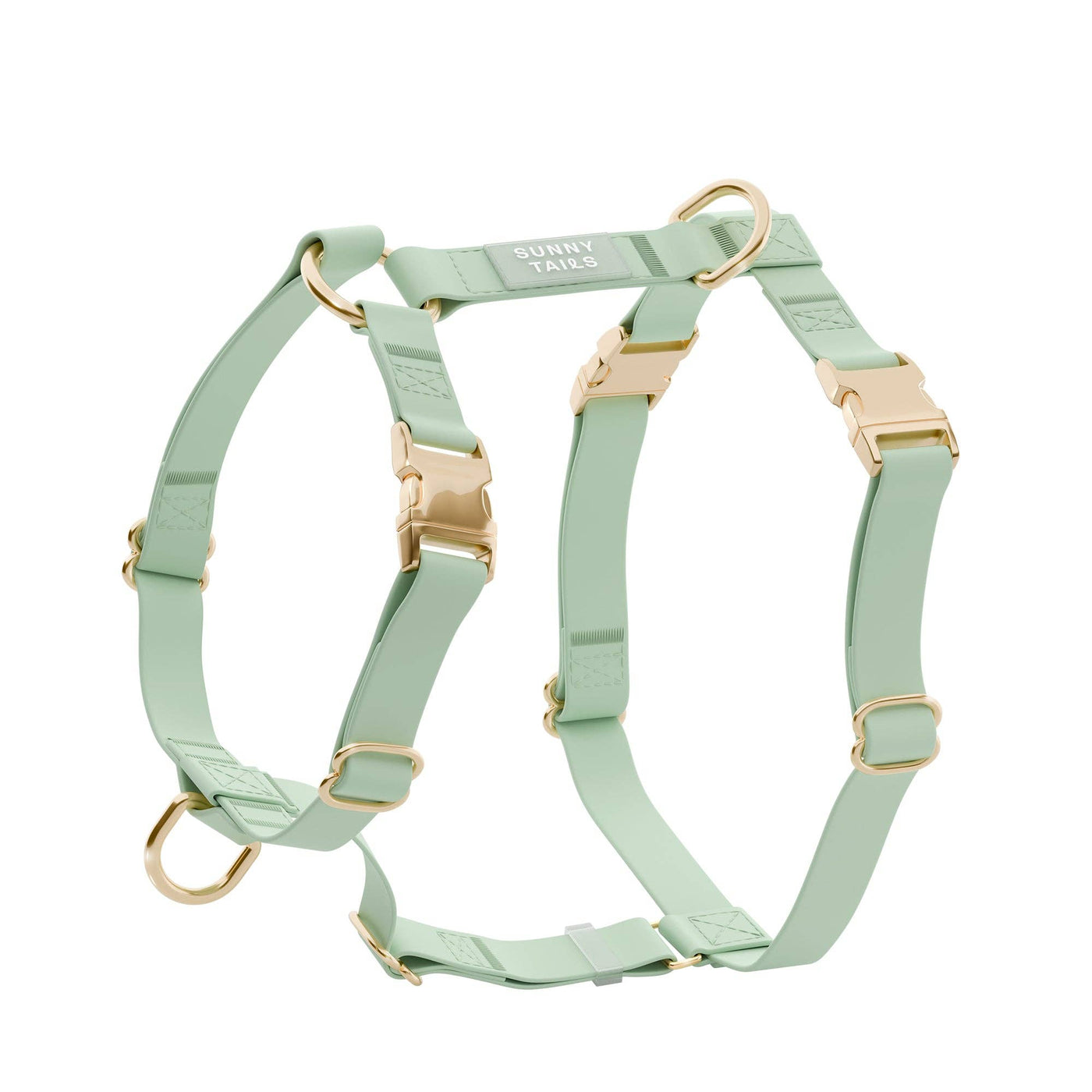 SUNNY TAILS - Pettorina impermeabile per cani - Verde pistacchio