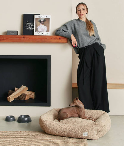 CAFIDE - Hundebett „Snozy“ – Beige - OSSO BLU