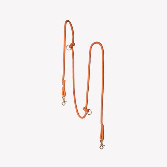 FURLOU - „Terracotta“ – Handsfree Hundeleine, geflochten - OSSO BLU
