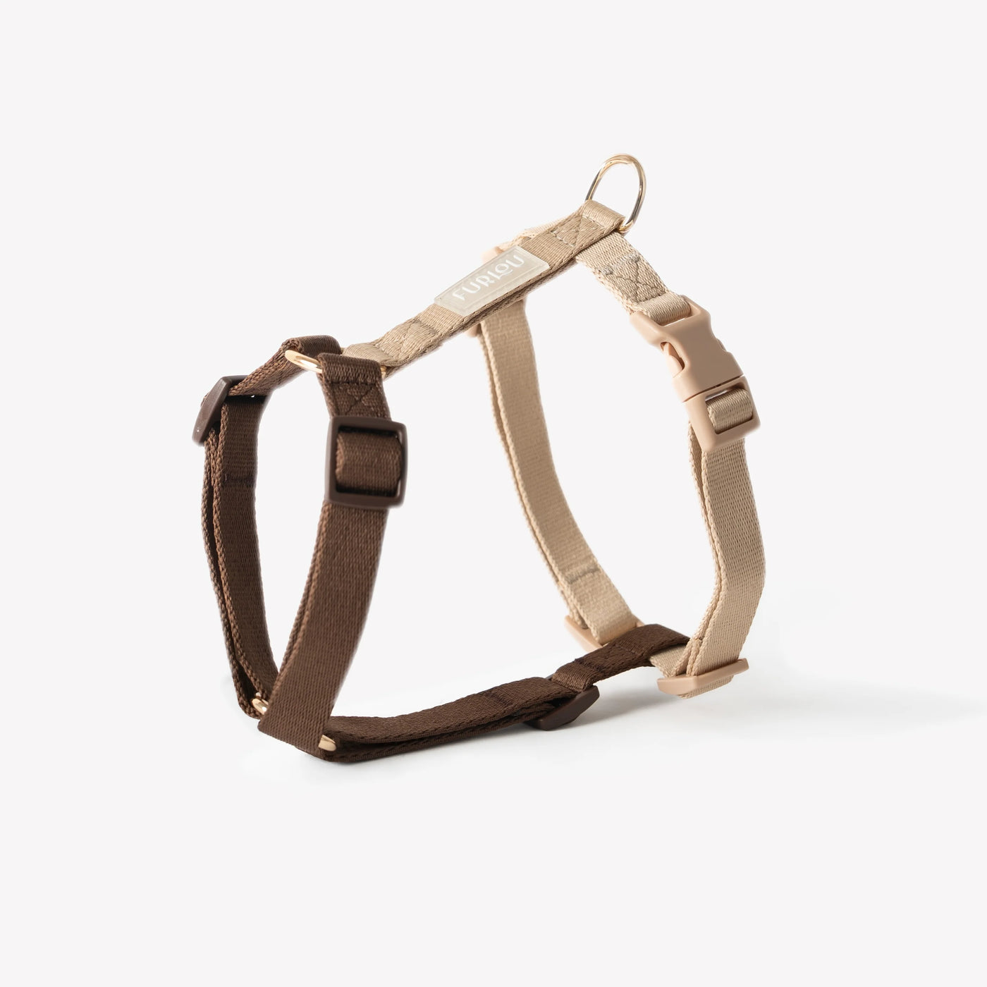 FURLOU - "Brown & Tan" - Pettorina regolabile per cani