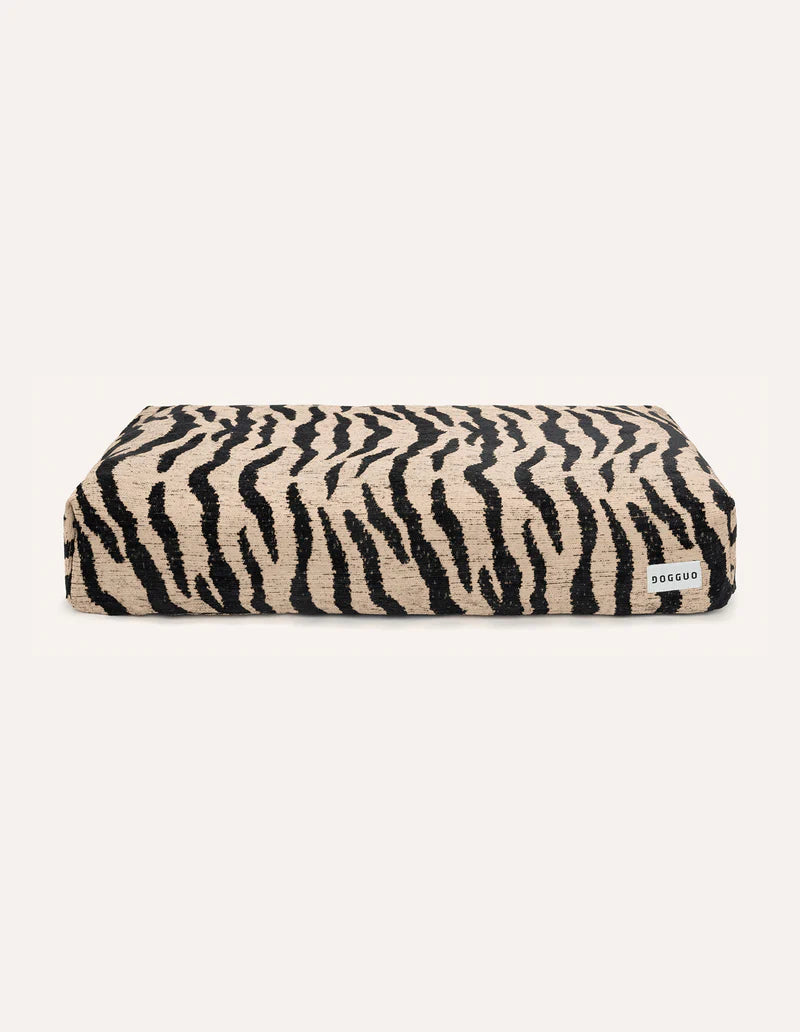 DOGGUO - Cuccia per cani Zebra – Beige/Nero