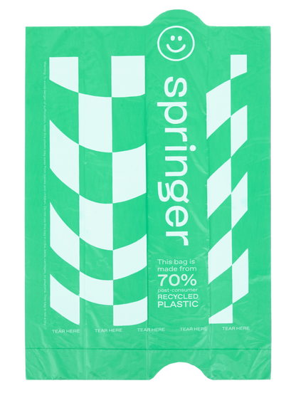 SPRINGLAND PETS - Hundekotbeutel-Spender + Rolle - OSSO BLU