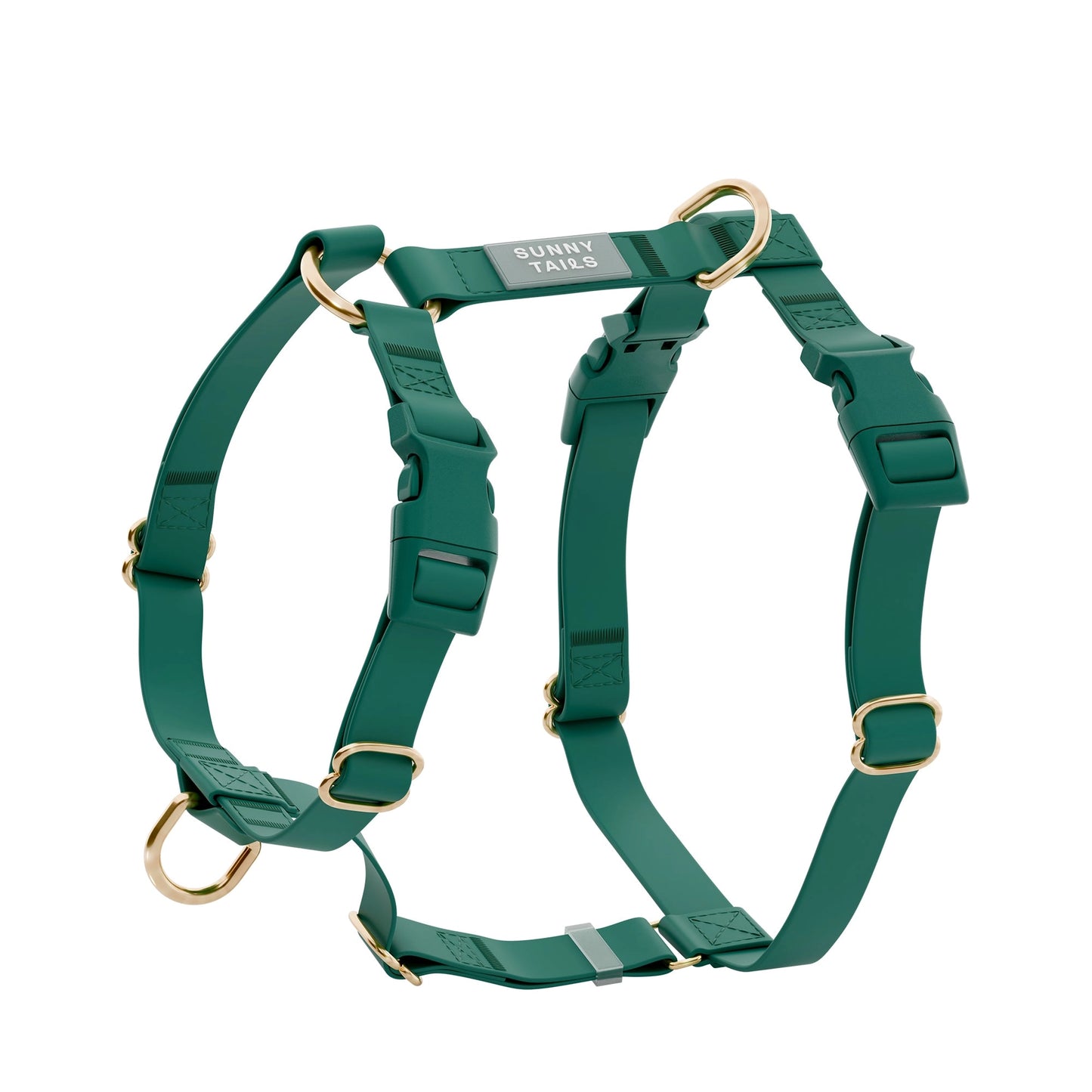 SUNNY TAILS - Wasserdichtes Hundegeschirr - Meadow Green - OSSO BLU