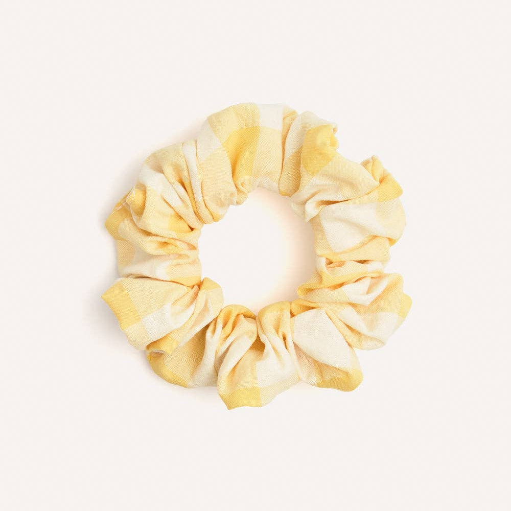 CAFIDE – Elastico per capelli "Vichy Giallo" (Noa)