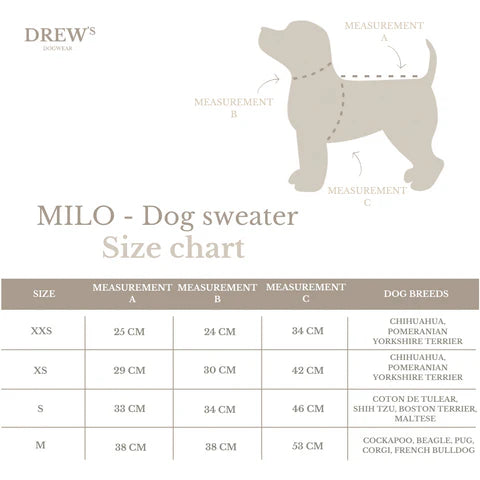 DREW'S DOGWEAR - MILO // Hundepullover aus weichem Teddymaterial – Braun - OSSO BLU