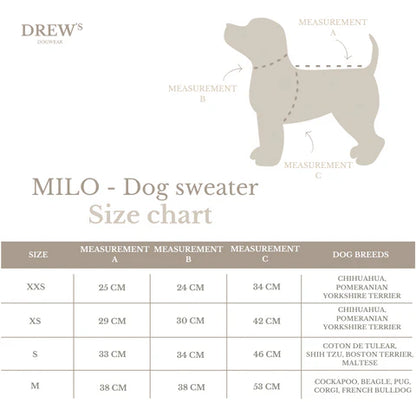 DREW'S DOGWEAR - MILO // Hundepullover aus weichem Teddymaterial – Braun - OSSO BLU