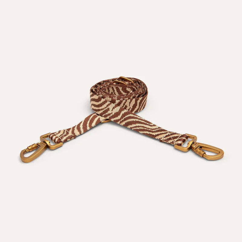 DOGGUO - Guinzaglio Zebra – Marrone/Beige