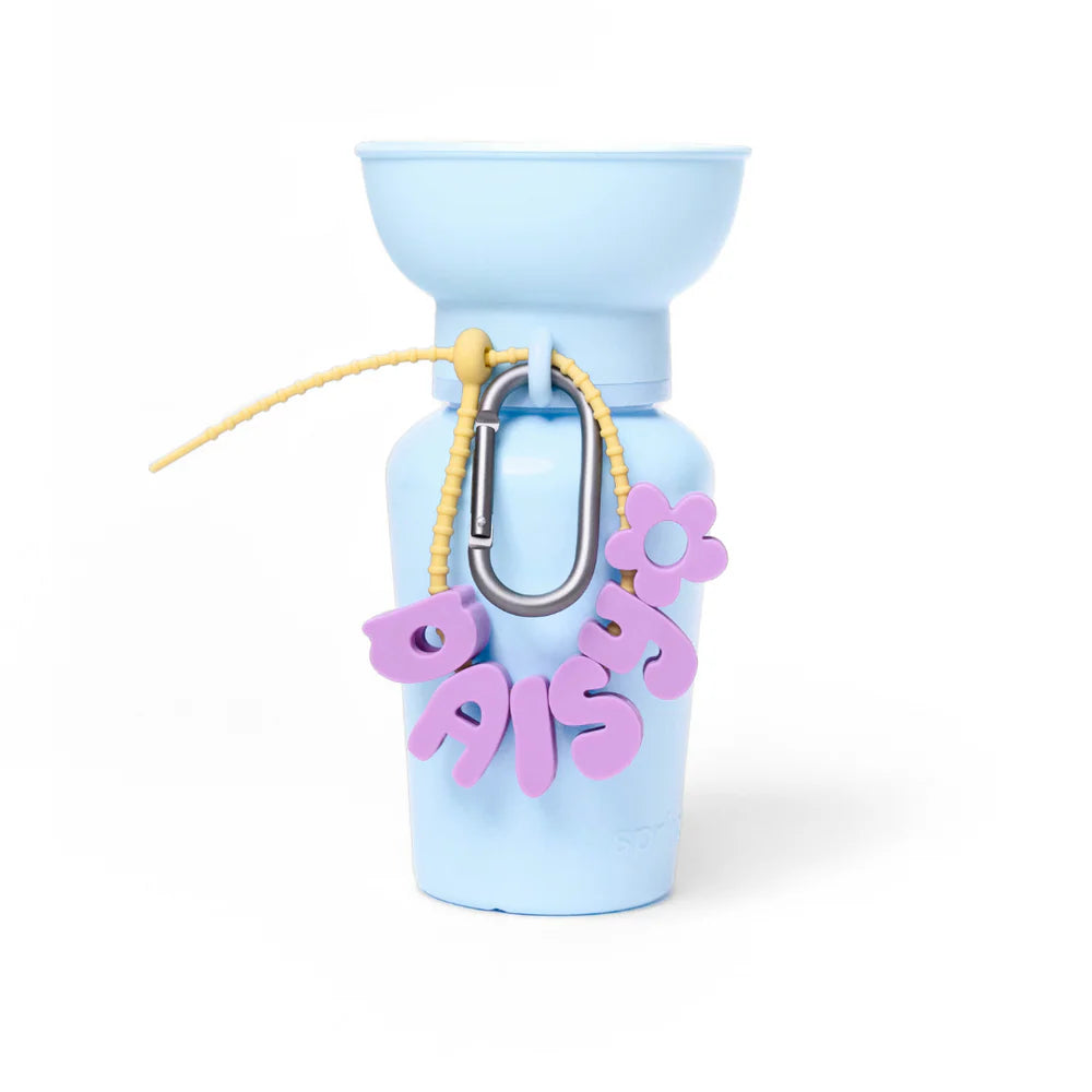 SPRINGLAND PETS – Reisetrinkflasche mit Charm Strap Set