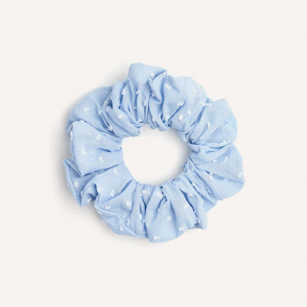 CAFIDE – Scrunchie "Plumeti Blu" (Noa)