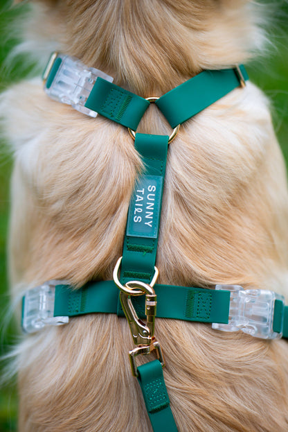 SUNNY TAILS - Meadow Green Cloud Lite Dog Harness - OSSO BLU