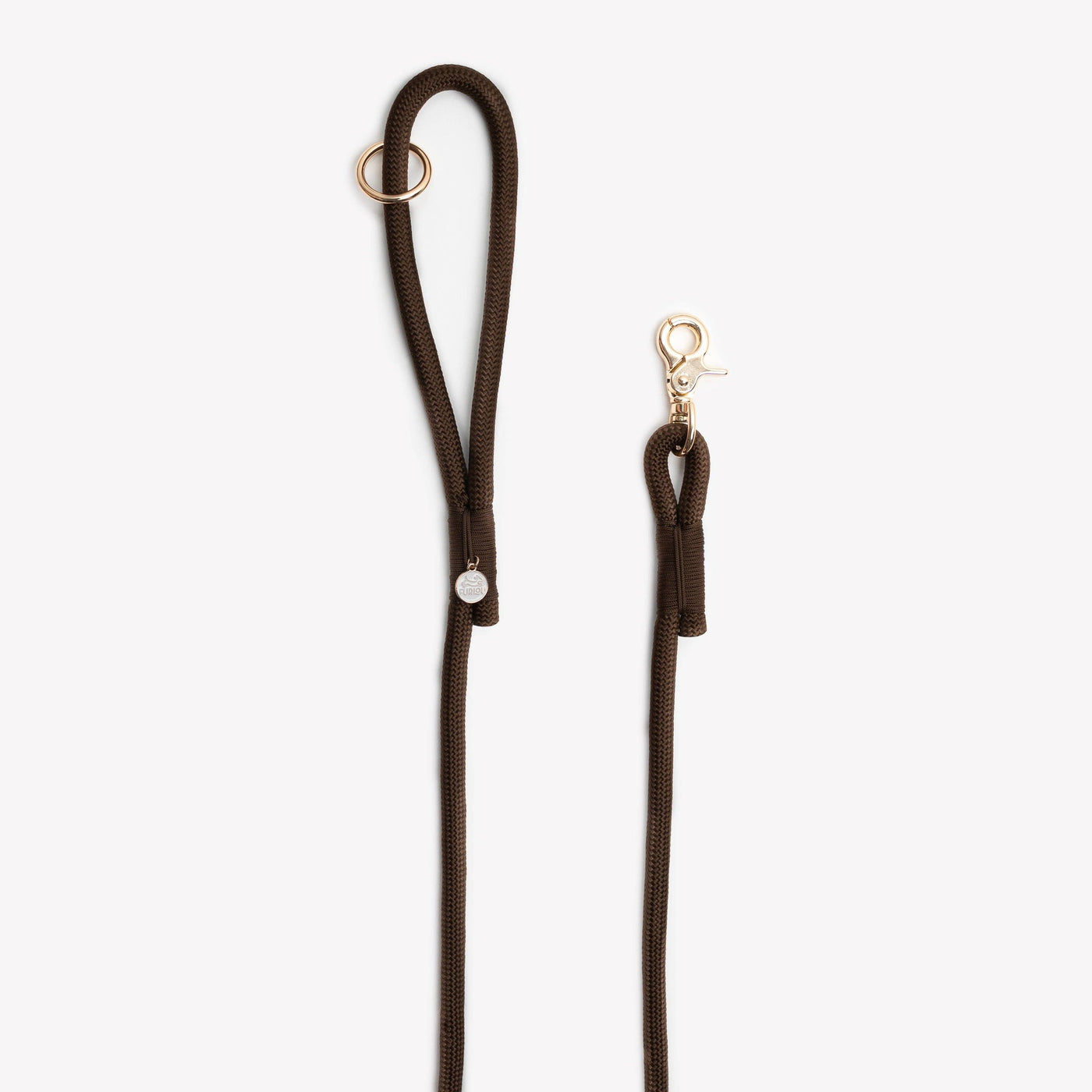 FURLOU - "Brown" - Guinzaglio intrecciato per cani