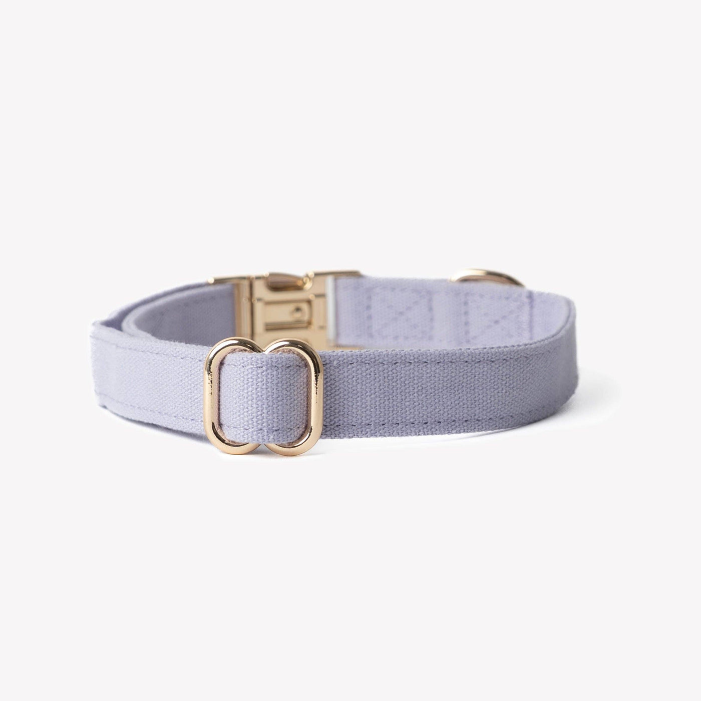 FURLOU – Collare per cani in tela di cotone color lavanda