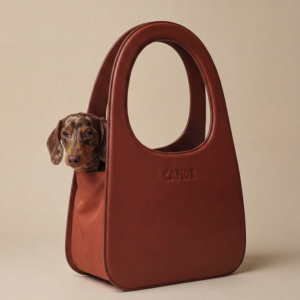 CAFIDE - Braune Reisetasche für Hunde, Jala - OSSO BLU