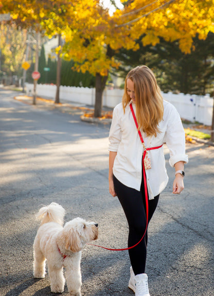 SUNNY TAILS - Wasserdichtes Hundegeschirr - Cherry Red - OSSO BLU