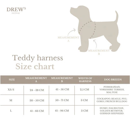 DREW'S DOGWEAR - Pettorina Teddy (marrone)