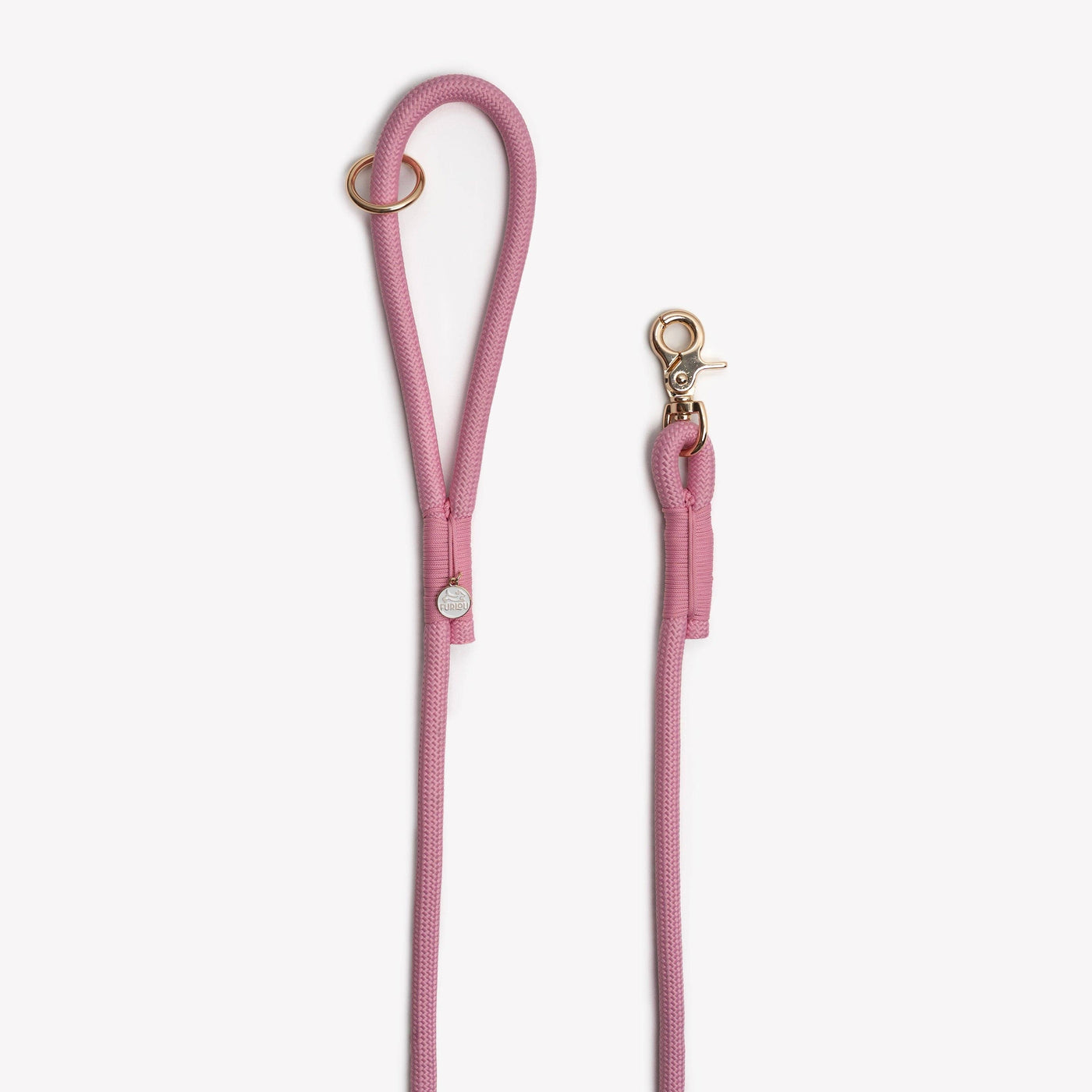 FURLOU - „Pink“ – Guinzaglio per cani intrecciato