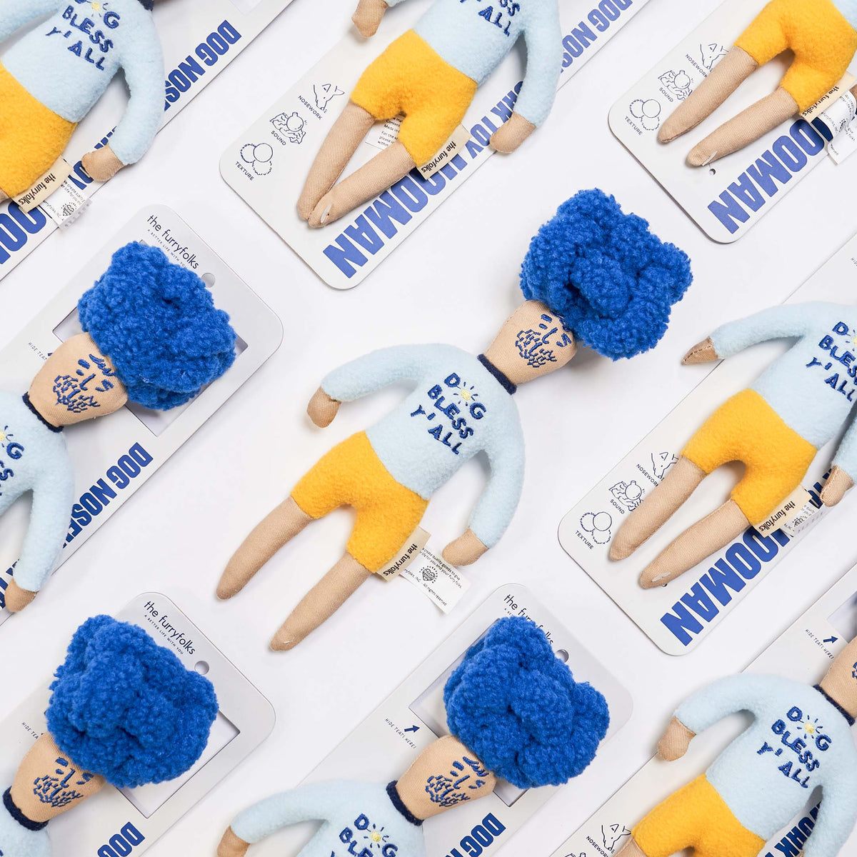 the furryfolks - Hooman Nose Work Spielzeug von the furryfolks - OSSO BLU