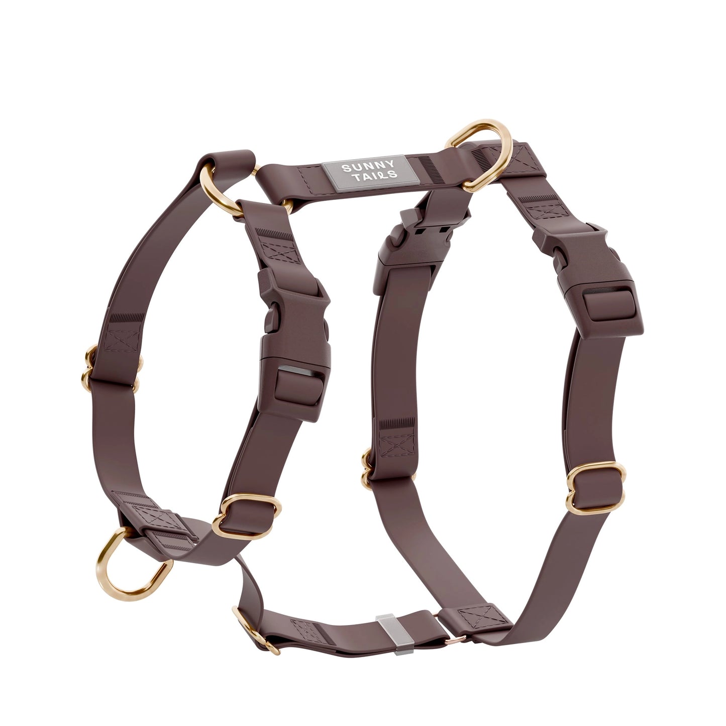 SUNNY TAILS - Wasserdichtes Hundegeschirr - Espresso Brown - OSSO BLU