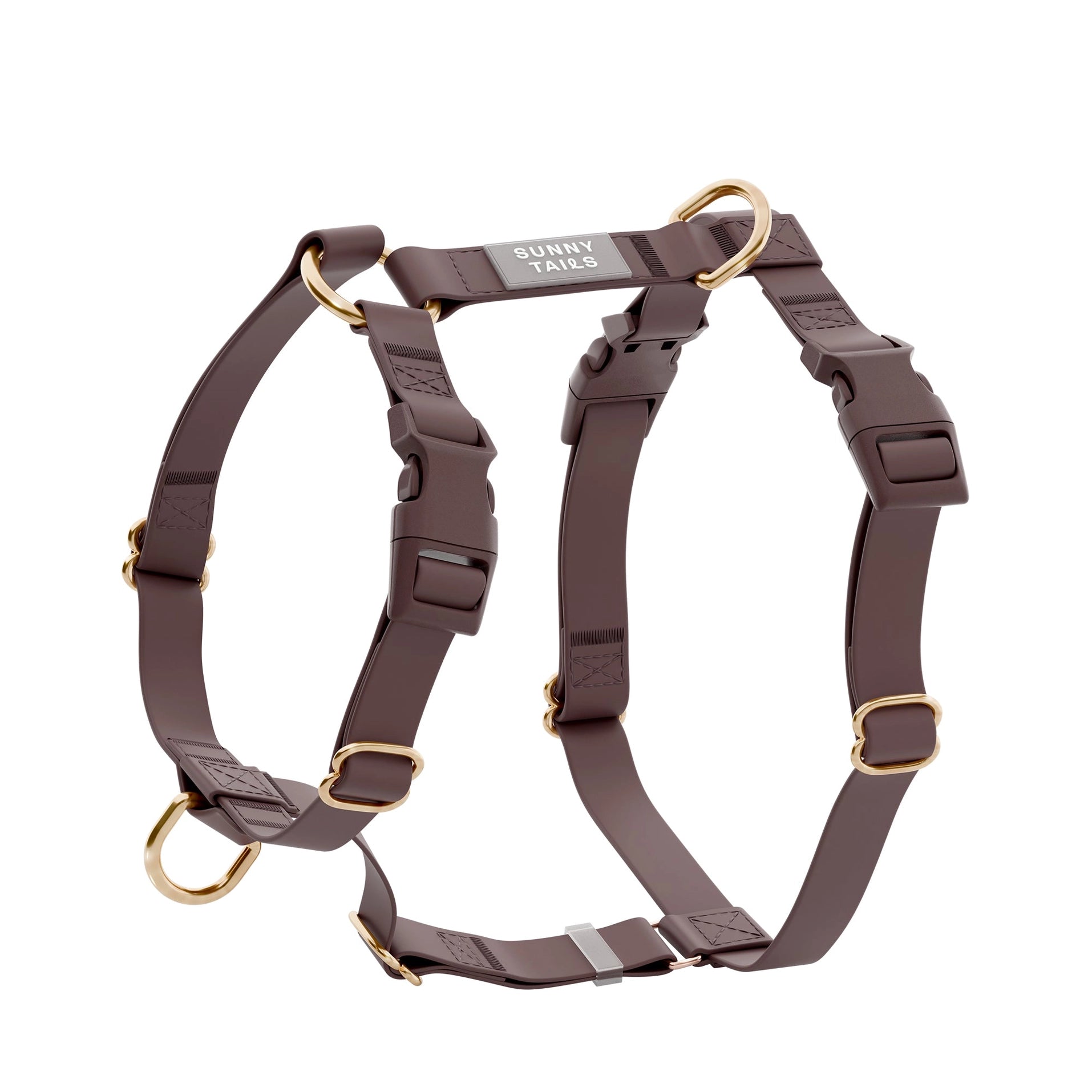 SUNNY TAILS - Wasserdichtes Hundegeschirr - Espresso Brown - OSSO BLU