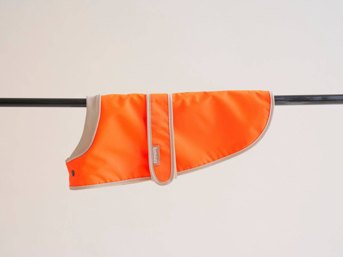 LUMIIES – Glow Raincoat Mini-Fit Hunderegenmantel Neonorange
