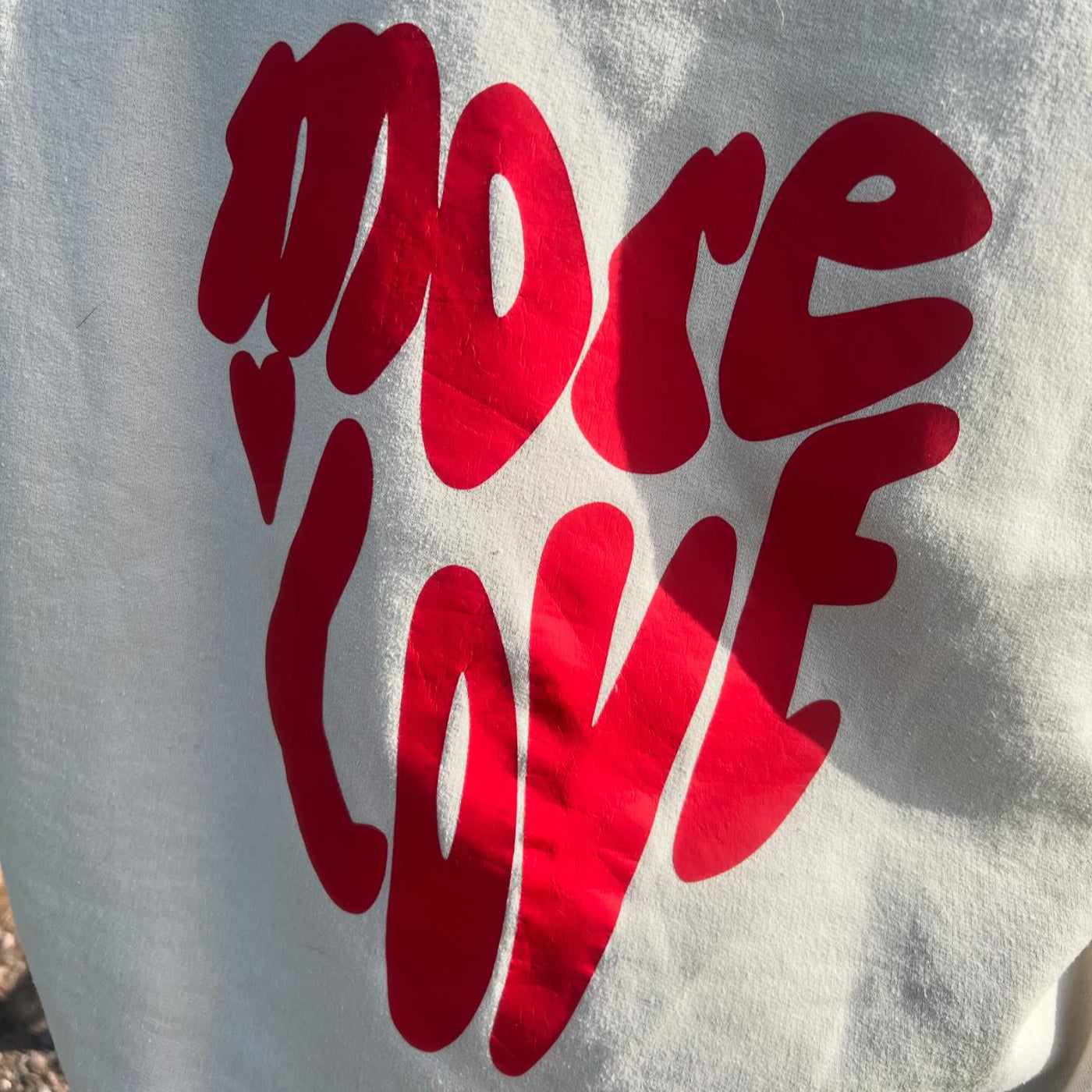 LUNA.LIEBE - Felpa "MORE LOVE"