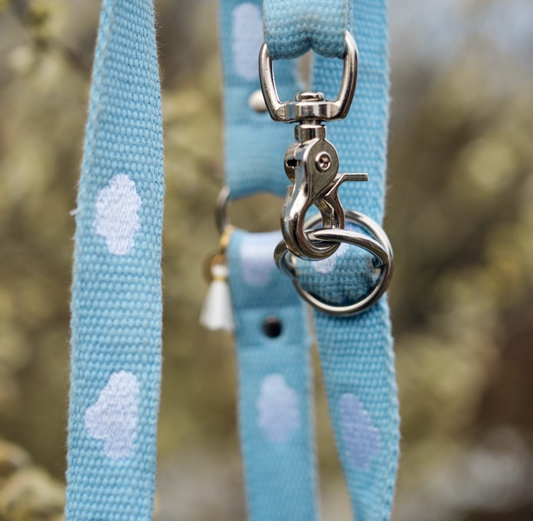 FUSSI DOGS - Hundeleine Cloud Sky Blue - OSSO BLU