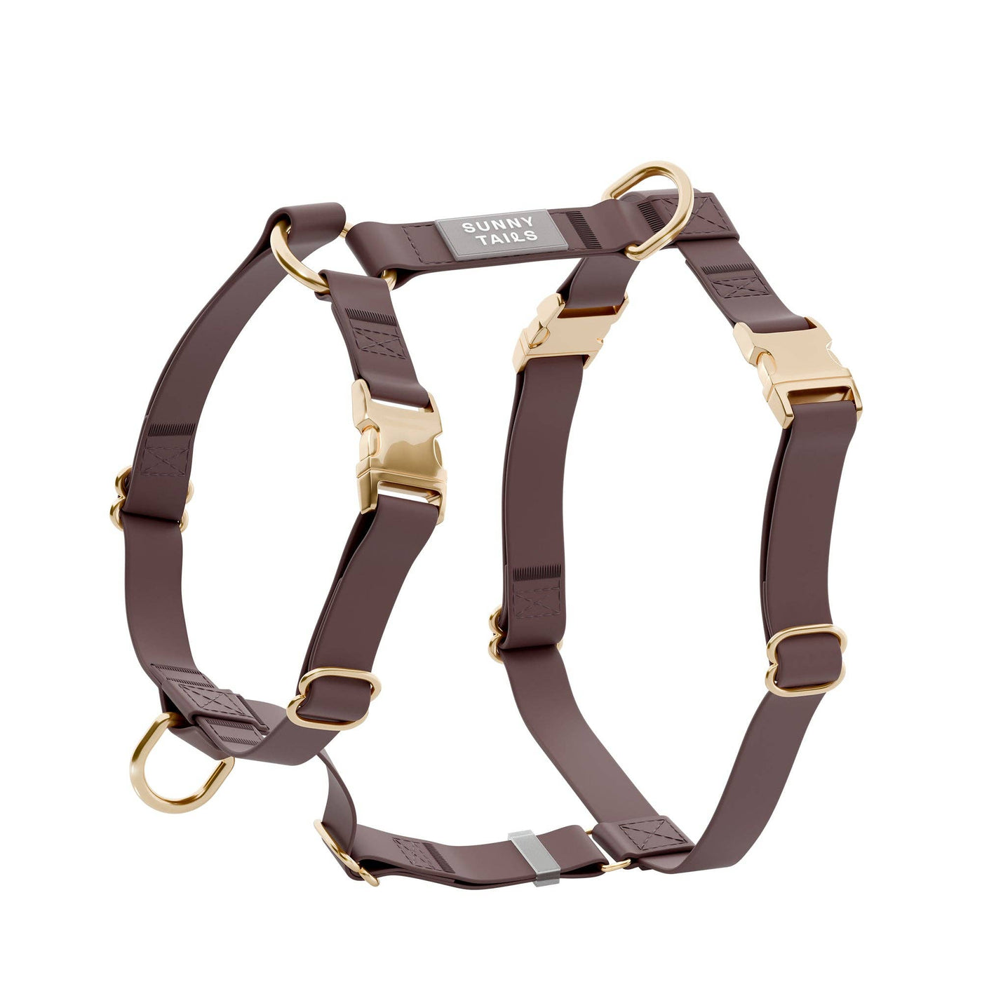 SUNNY TAILS - Pettorina impermeabile per cani - Marrone Espresso