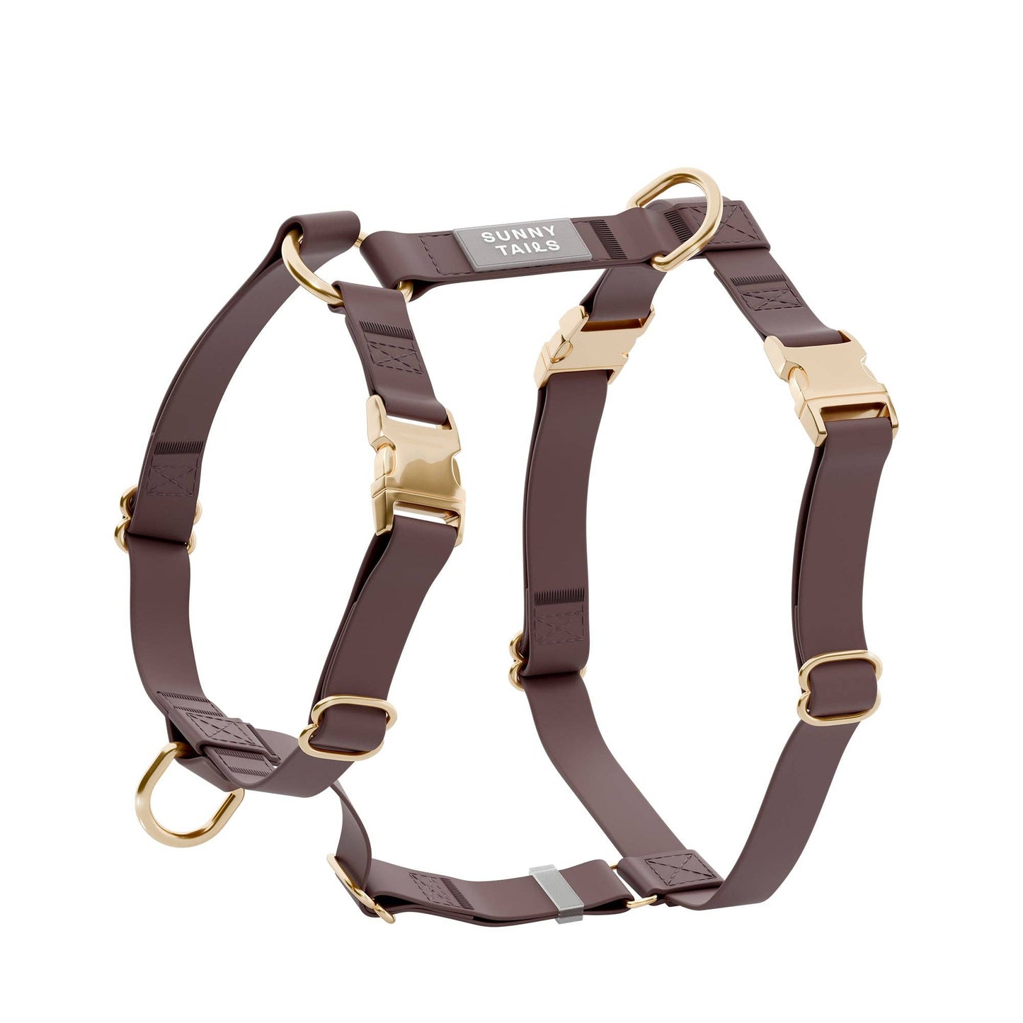 SUNNY TAILS - Wasserfestes Hundegeschirr - Espresso Brown - OSSO BLU