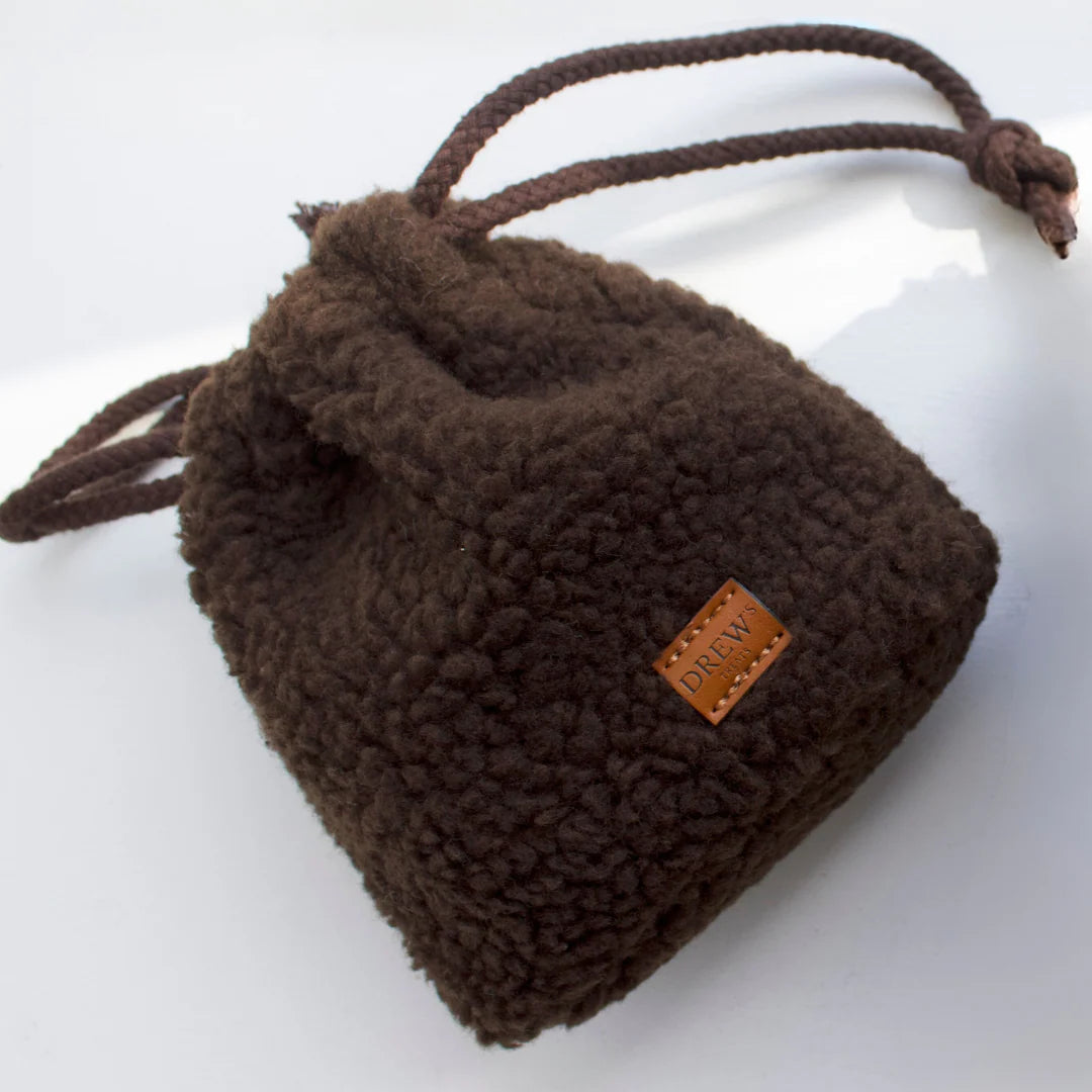 DREW'S DOGWEAR - Borsa portasnack Teddy (marrone)