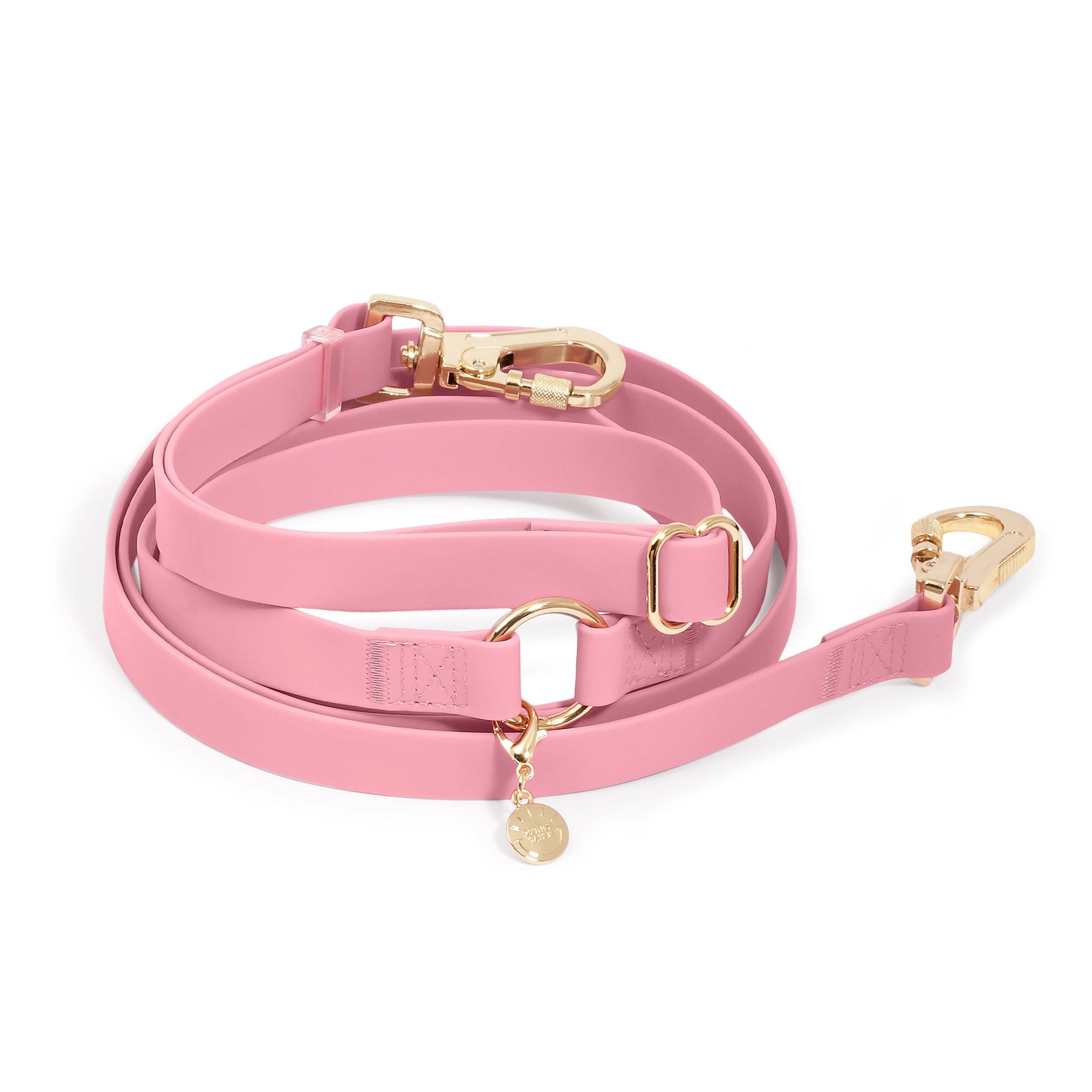 SUNNY TAILS - 4-in-1 Konvertierbare & Multifunktionale Hundeleine - Perfect Pink - OSSO BLU