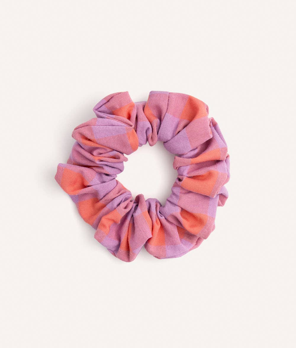 CAFIDE – Scrunchie Vichy (Violett, Noa) - OSSO BLU