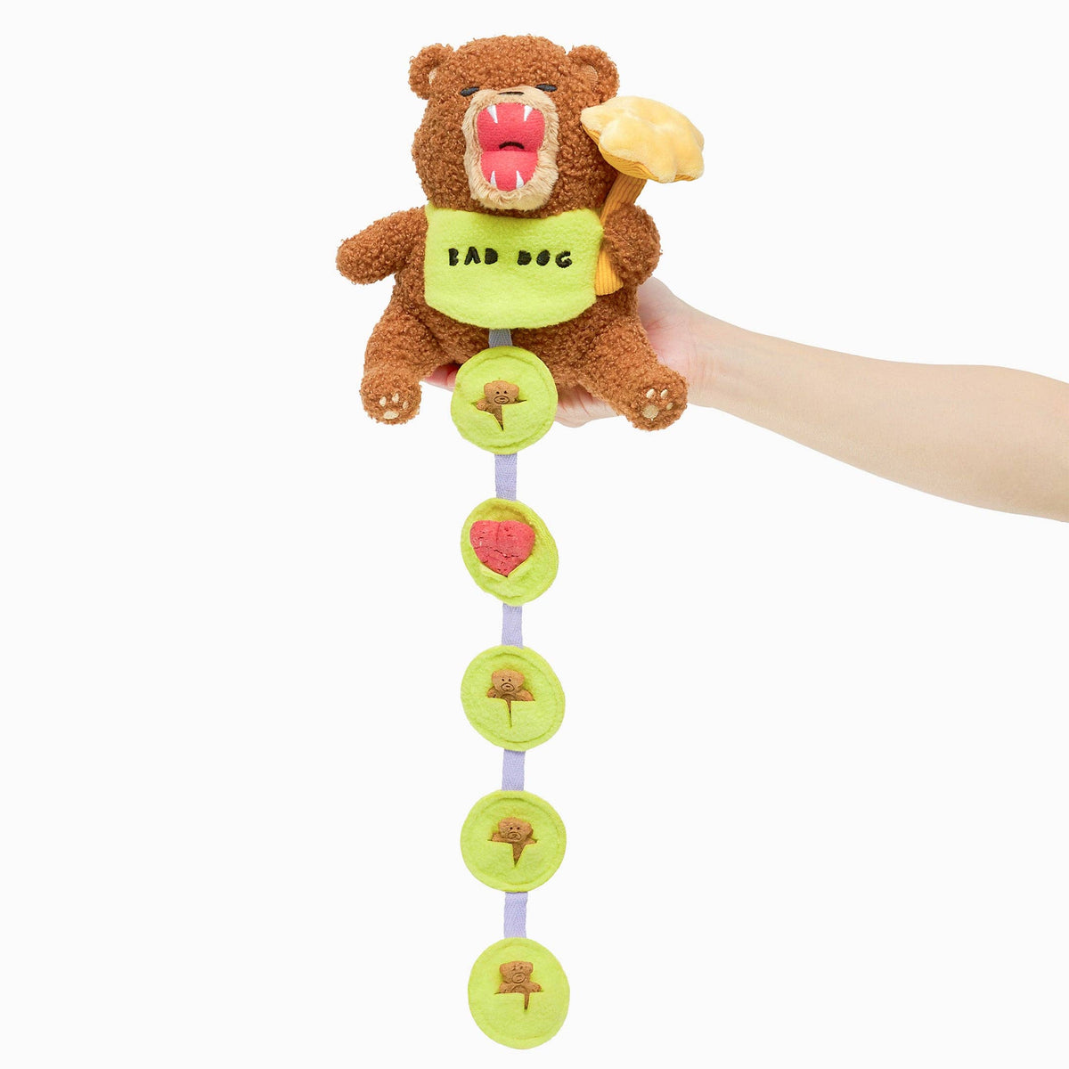 the furryfolks - Glücklicher Bär Tofino Nasenarbeits-Spielzeug - OSSO BLU