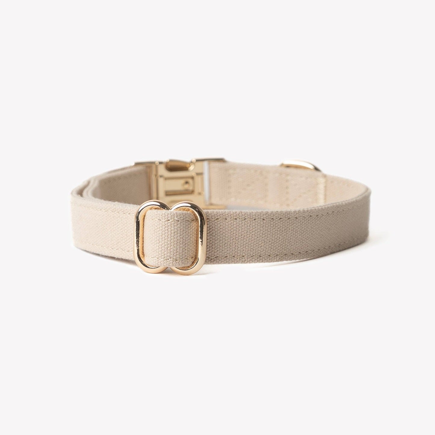 FURLOU – Hundehalsband aus Baumwoll-Canvas in Tan - OSSO BLU
