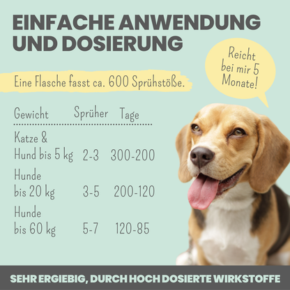 NOMS+ - Dentalspray für Hunde & Katzen – Natürliche Zahnpflege gegen Zahnstein & Mundgeruch - OSSO BLU