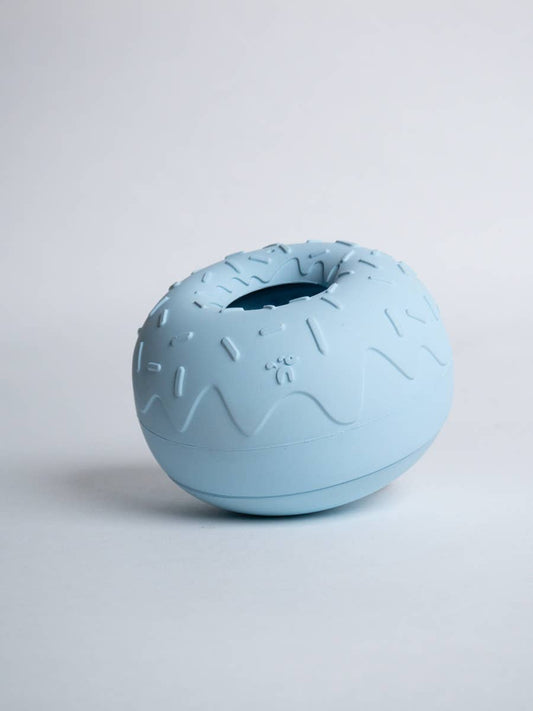 INOOKO – Yoomy Donut Schleckmatte & Beschäftigungsspielzeug für Hunde – Blau