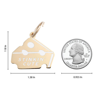 TWO TAILS PET COMPANY - Stinkin' Cute Pet ID Tag - OSSO BLU