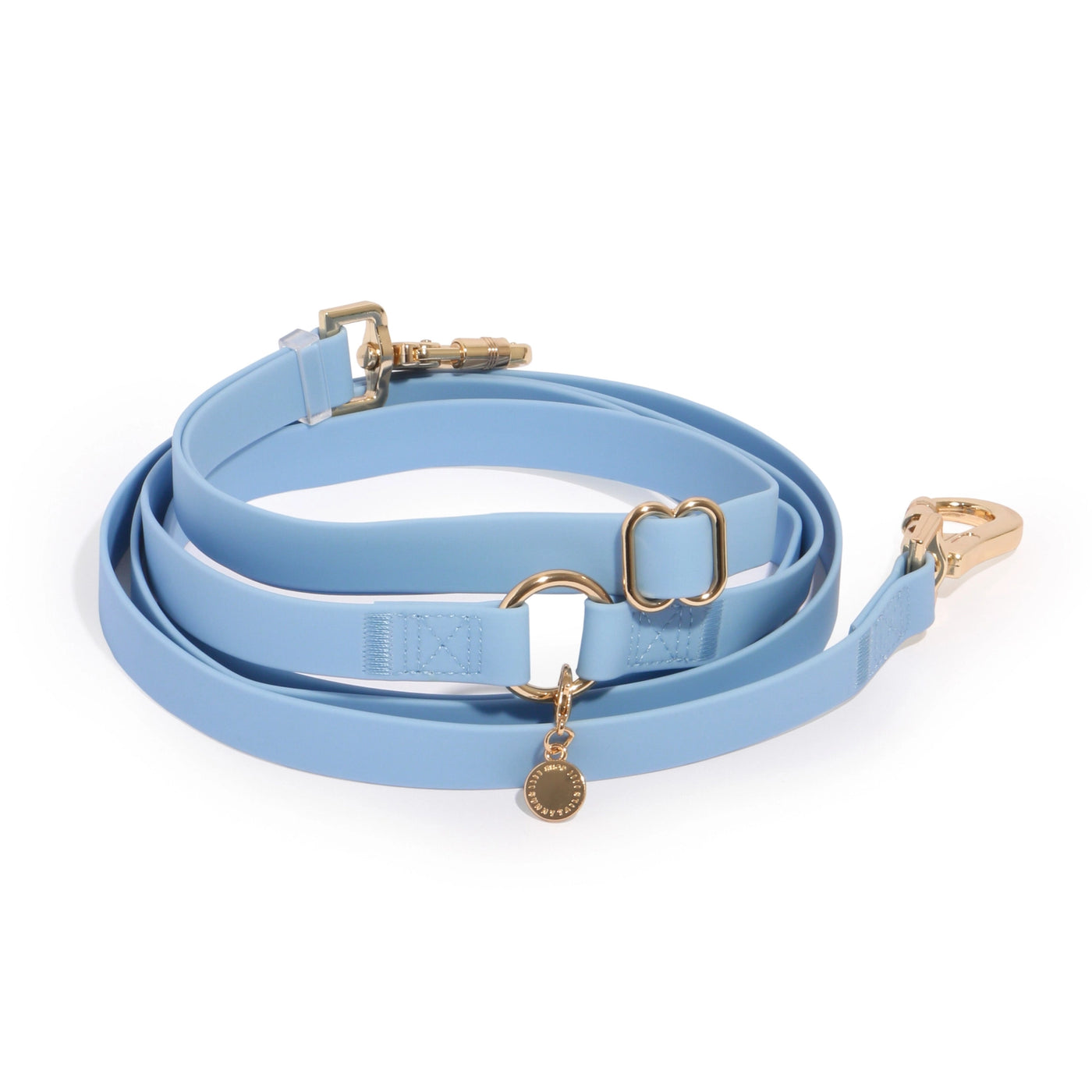 SUNNY TAILS - Guinzaglio convertibile e multifunzionale 4 in 1 per cani - Malibu Blue