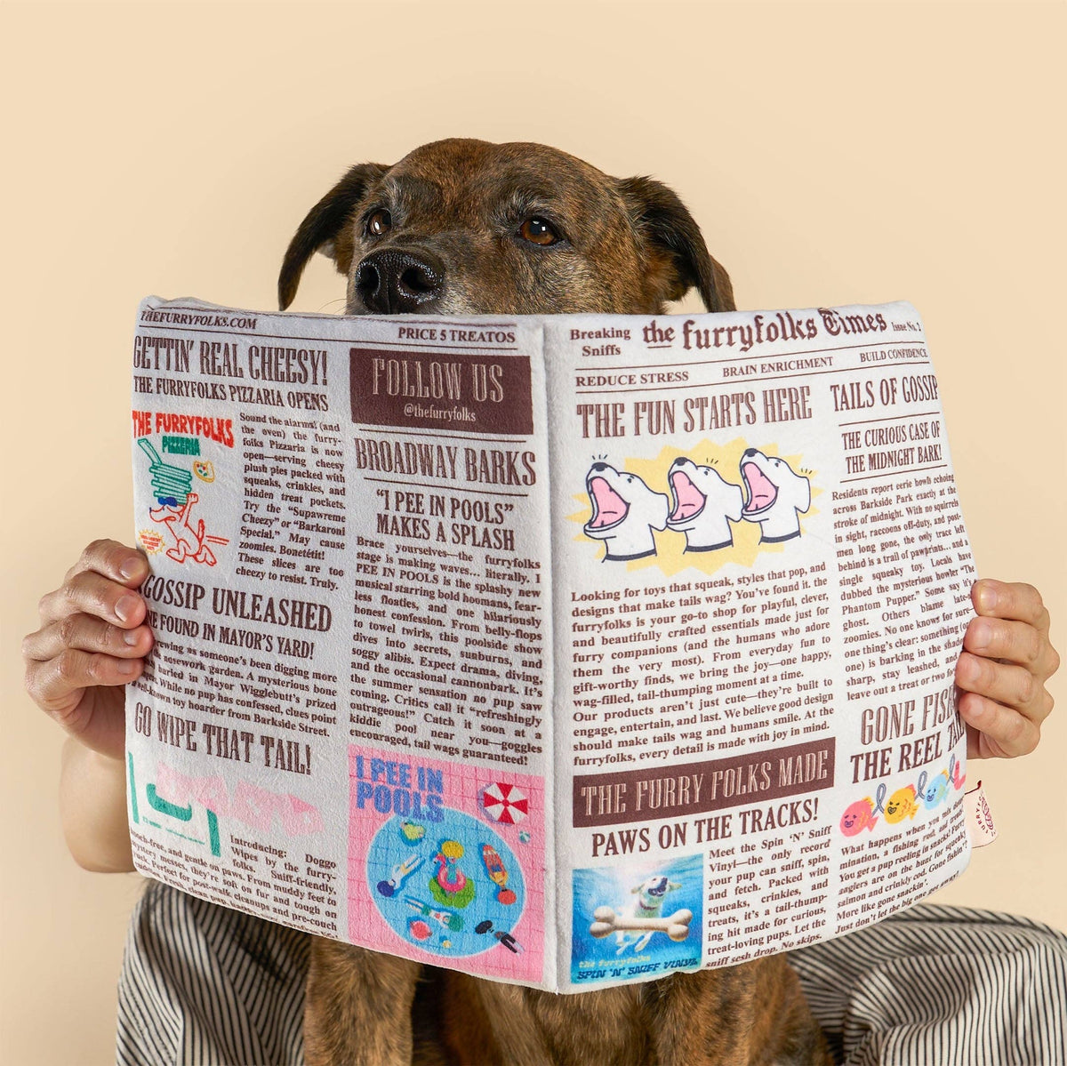 the furryfolks - Zeitungsausgabe Nr. 2 Nosework-Spielzeug - OSSO BLU