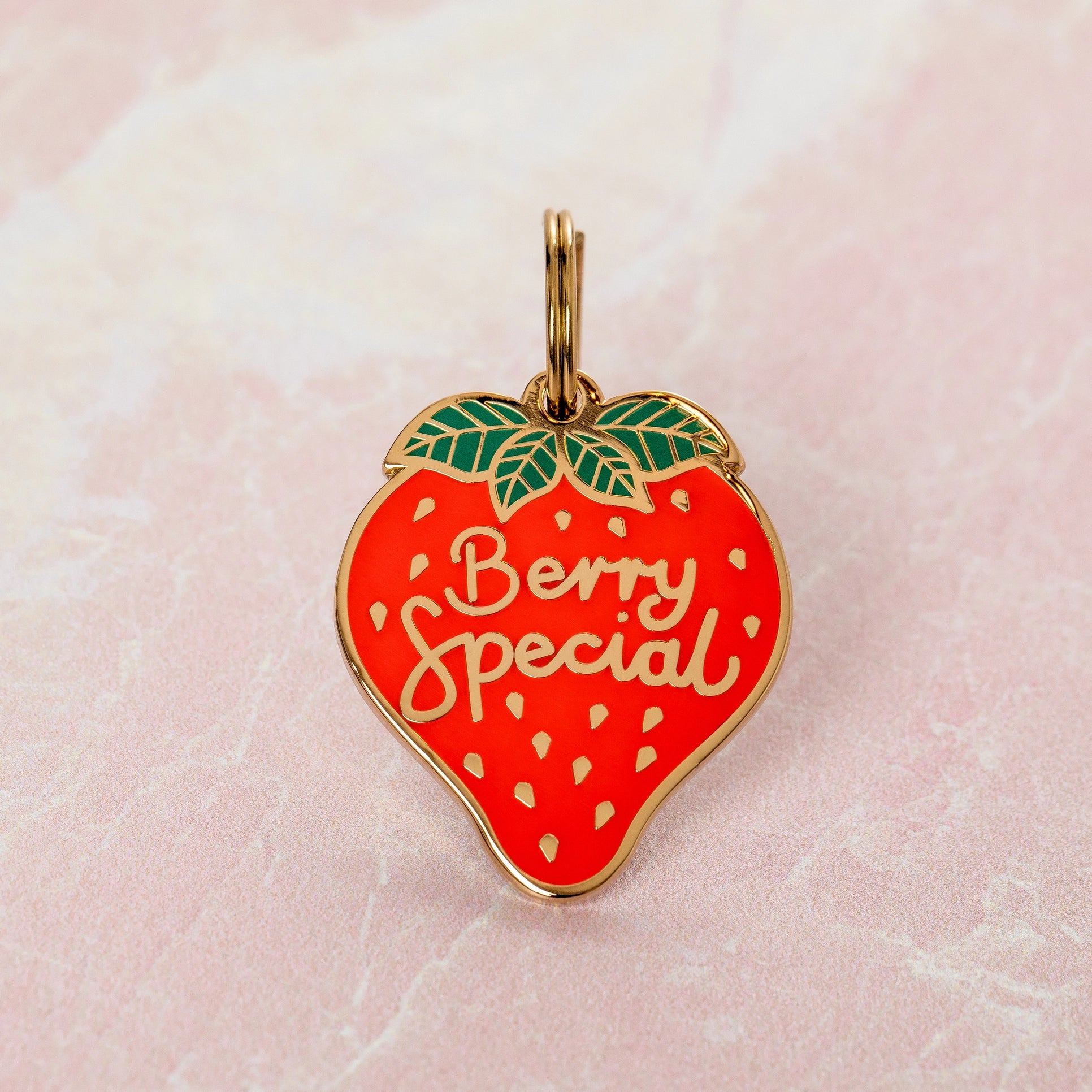 TWO TAILS PET COMPANY - Berry Special Pet ID Tag - OSSO BLU