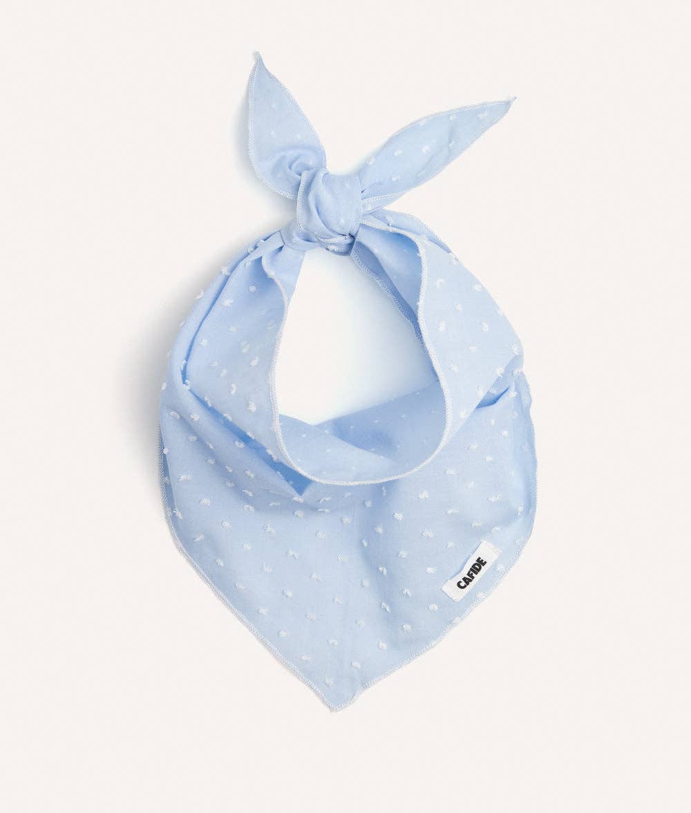 CAFIDE – Bandana per cani Plumeti (blu, crema)