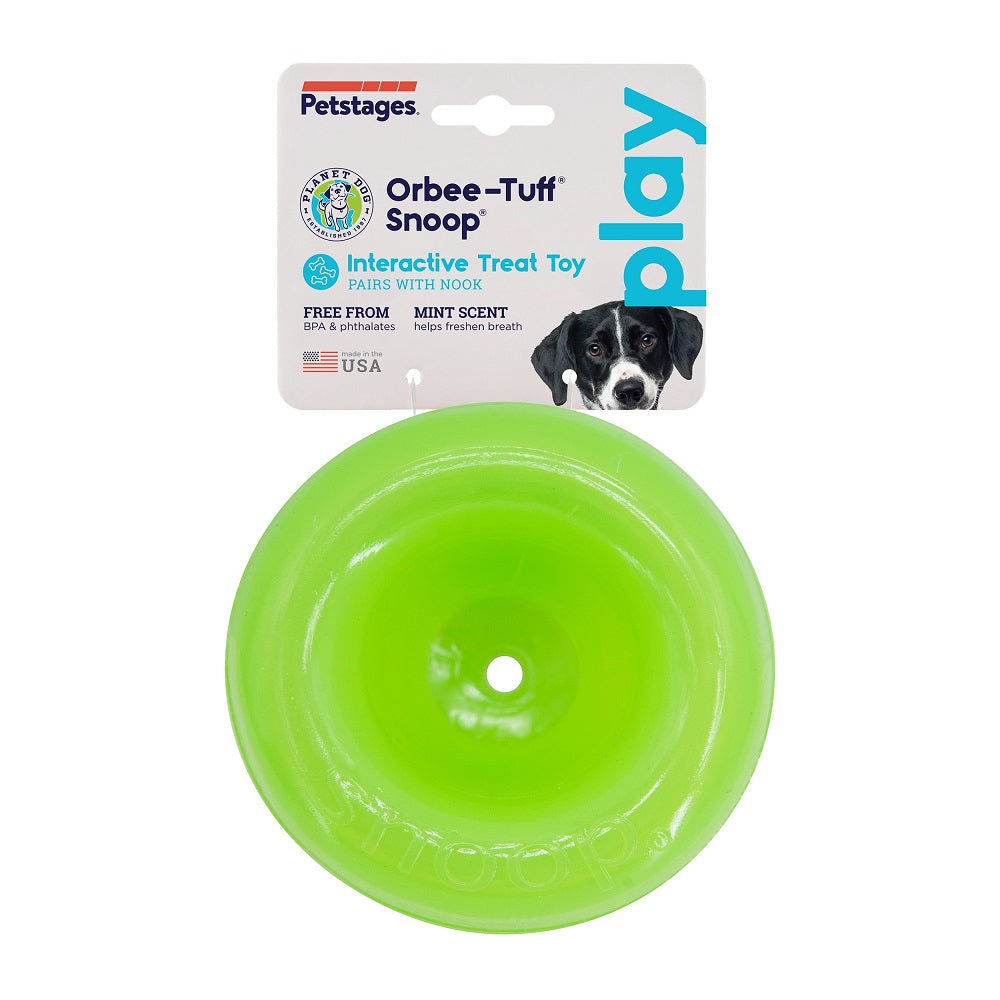PLANET DOG - Snoop – Interaktives Spielzeug (Grün, 12,5 cm) - OSSO BLU