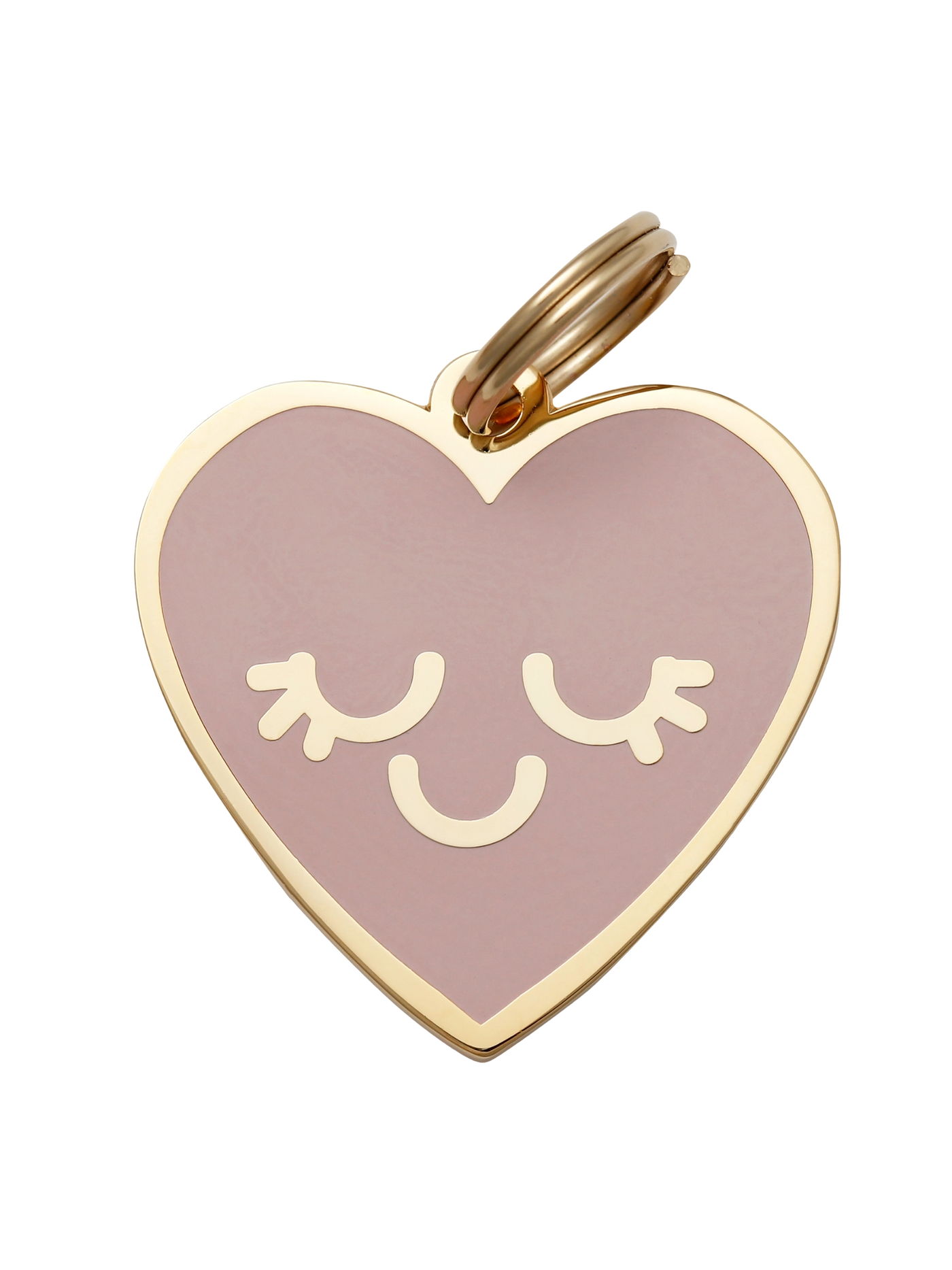 TWO TAILS PET COMPANY - Medaglietta identificativa per animali domestici Smiling Heart