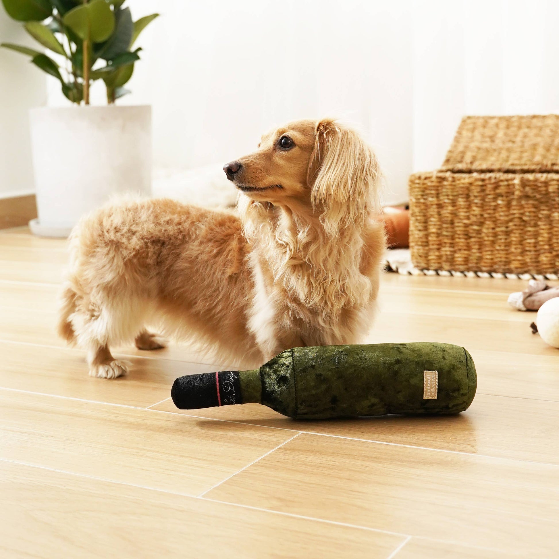 LAMBWOLF COLLECTIVE - MERLOT – Beschäftigungsspielzeug für Hunde - OSSO BLU