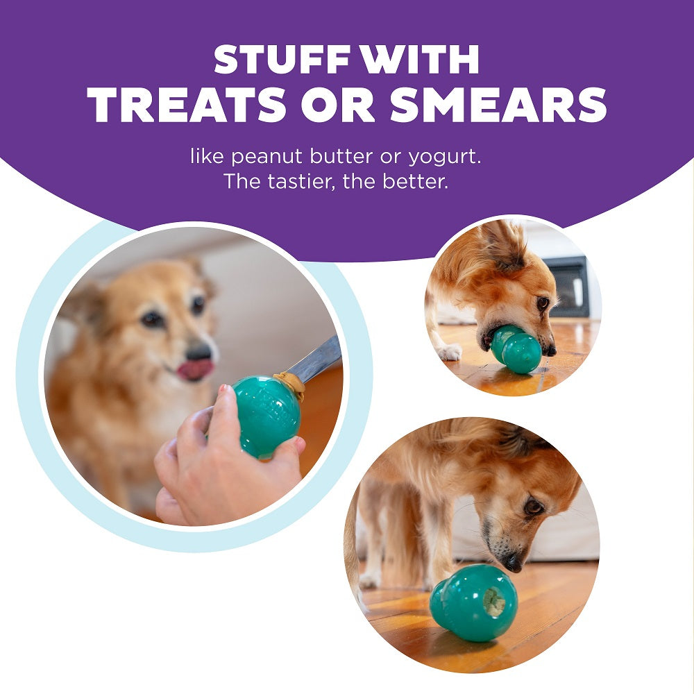 PLANET DOG - Double Tuff – Beschäftigungs- & Snackspielzeug für Hunde (Medium) - OSSO BLU