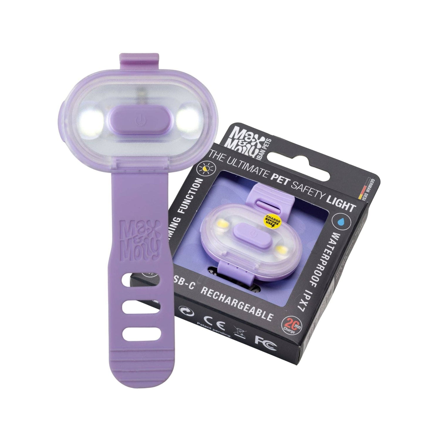MAX & MOLLY – Matrix 2.0 Ultra LED „Sicherheitslicht Lavendel“ - OSSO BLU