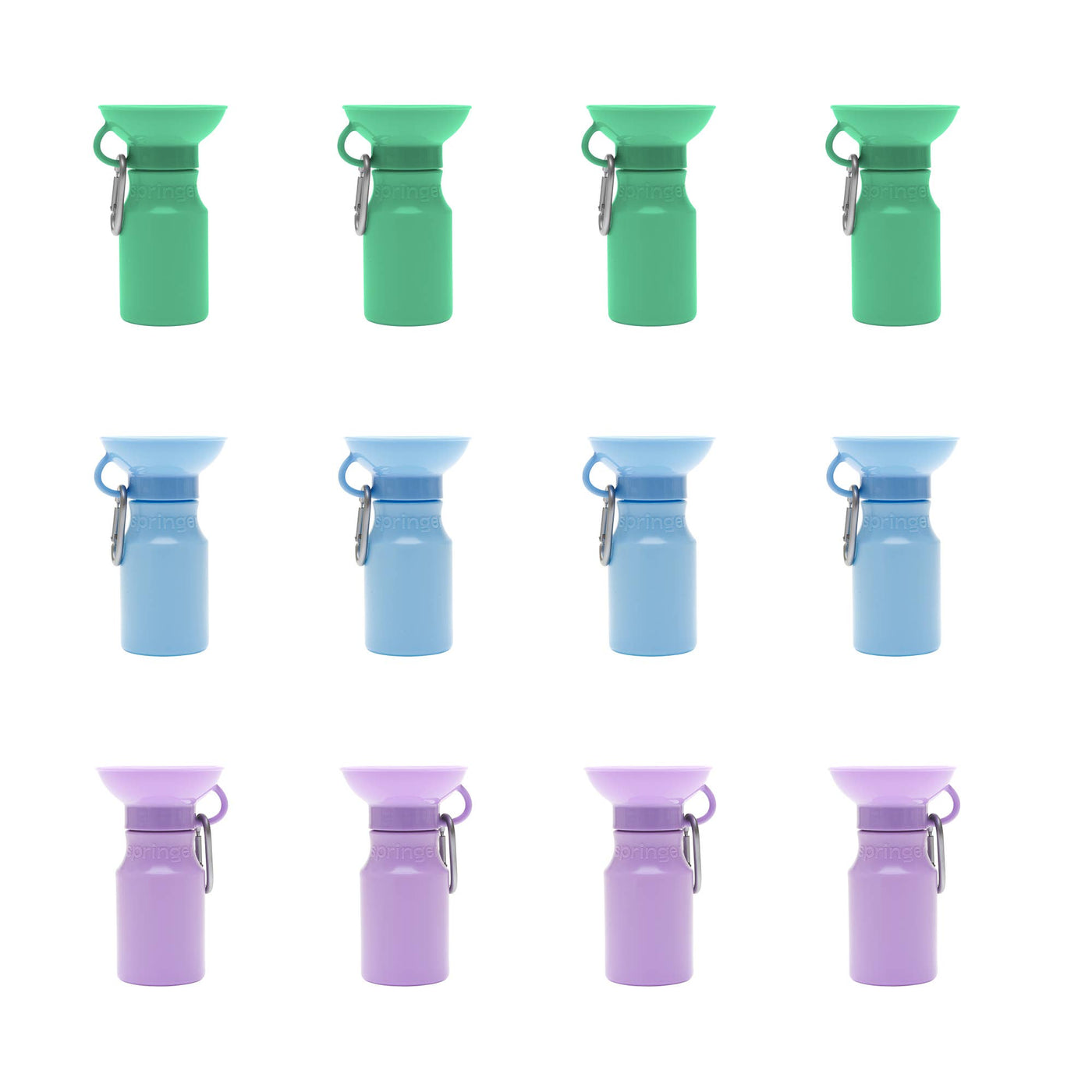 SPRINGLAND PETS - Mini borraccia per cani | 450ml | Senza ciotola in silicone