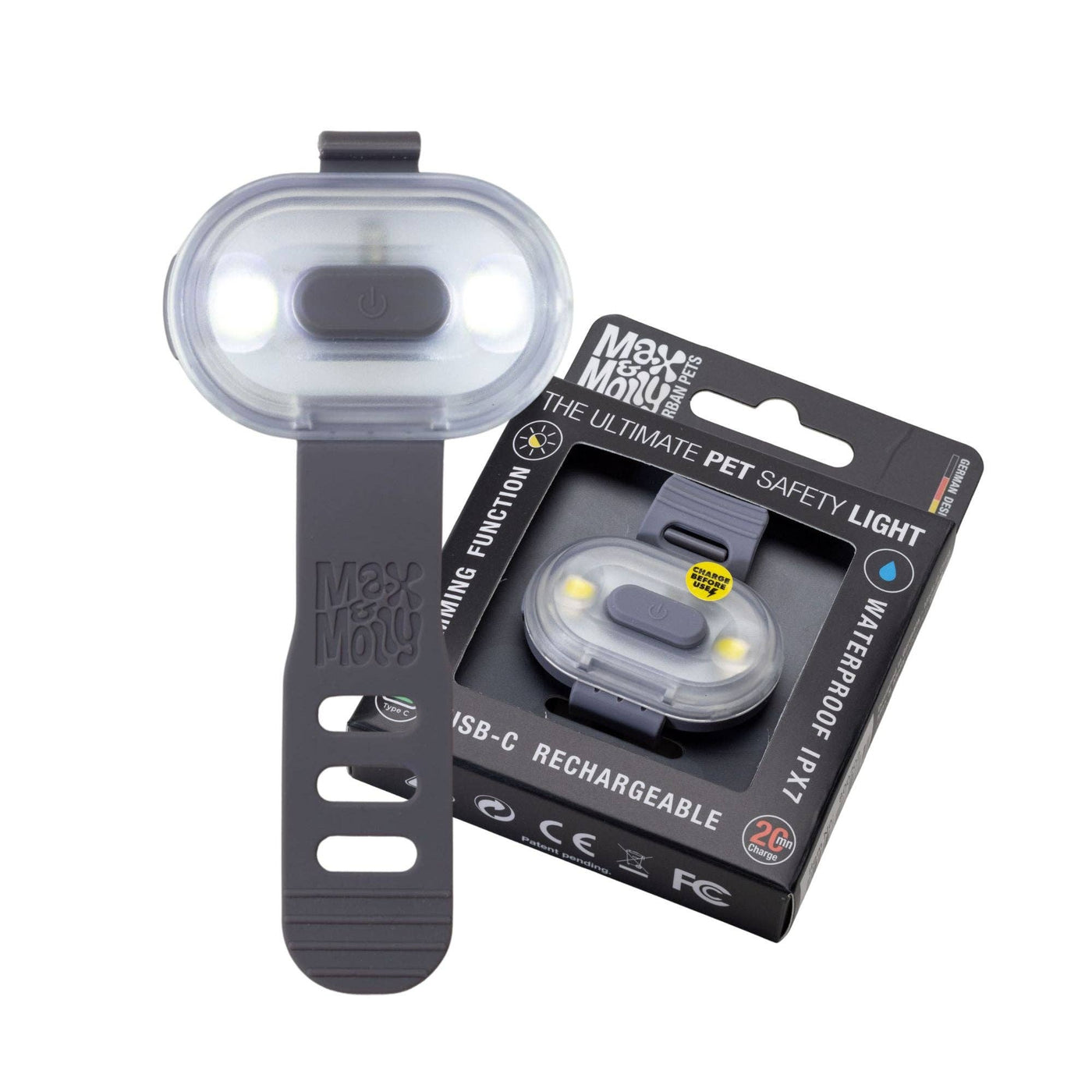 MAX & MOLLY – Matrix 2.0 Ultra LED "Luce di sicurezza Stone"