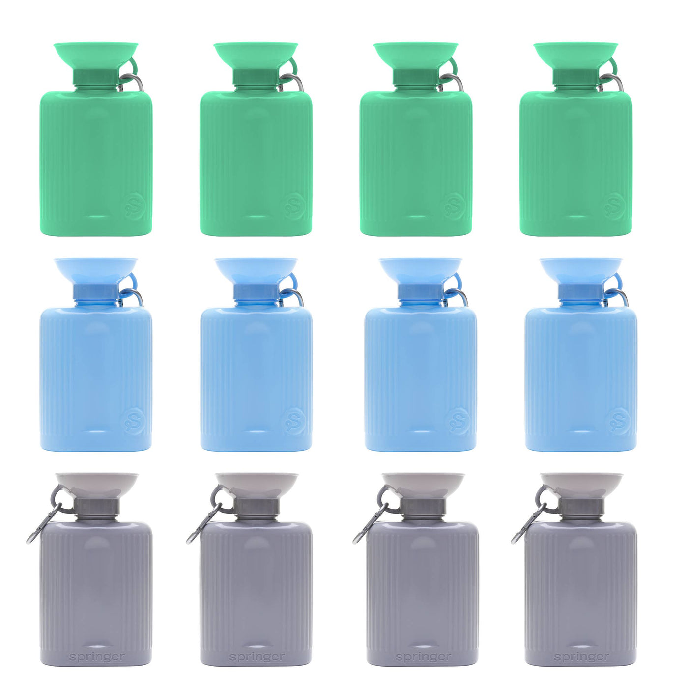 SPRINGLAND PETS - Borraccia da viaggio per cani Growler 1,3 L (senza ciotola pieghevole in silicone)